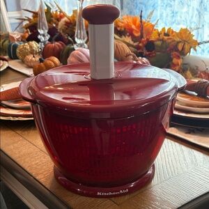 KitchenAid Deep Red Salad Spinner